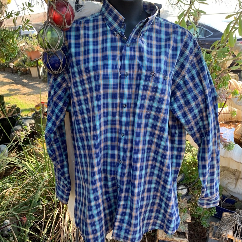 Wrangler long sleeve button up size XXL